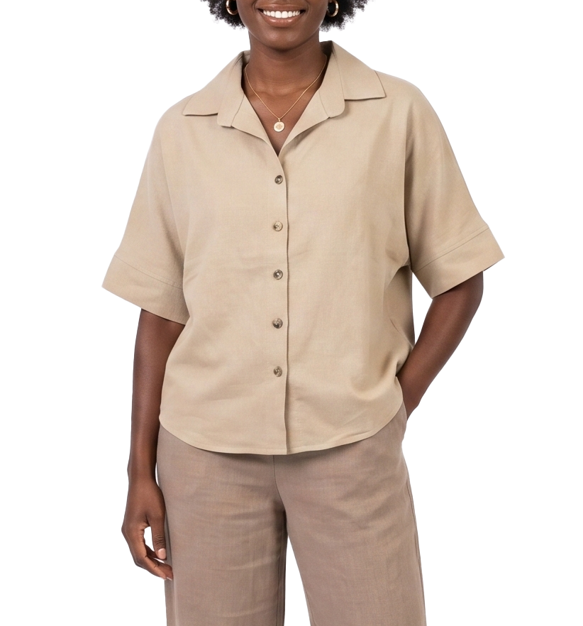 TM9432, Just Blu Women Short Sleeve Shirt