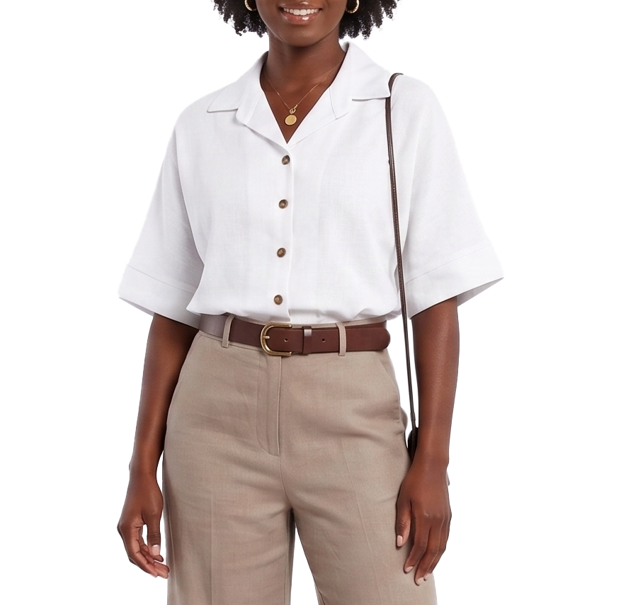 TM9432, Just Blu Women Short Sleeve Shirt