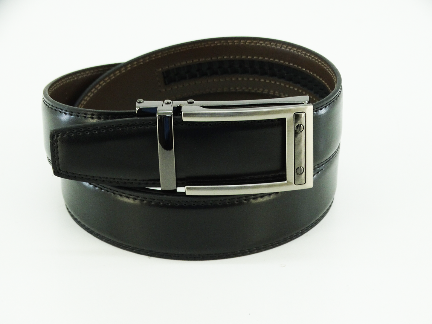 V499, Valentini Men's Track Belt (44) - BLACK