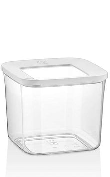 VP186, VIP Ahmet - 3Pc Square Acrylic Storage Containers w/Lid (3x700ML)