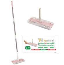 VP519, VIP Ahmet - Swivel Mop w/ Disposable Mop Wipes