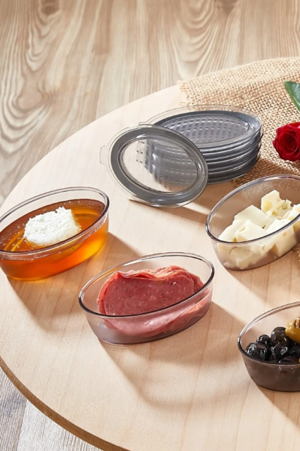 VPS008, VIP Ahmet - Transparent Food Storage Container (400ML)