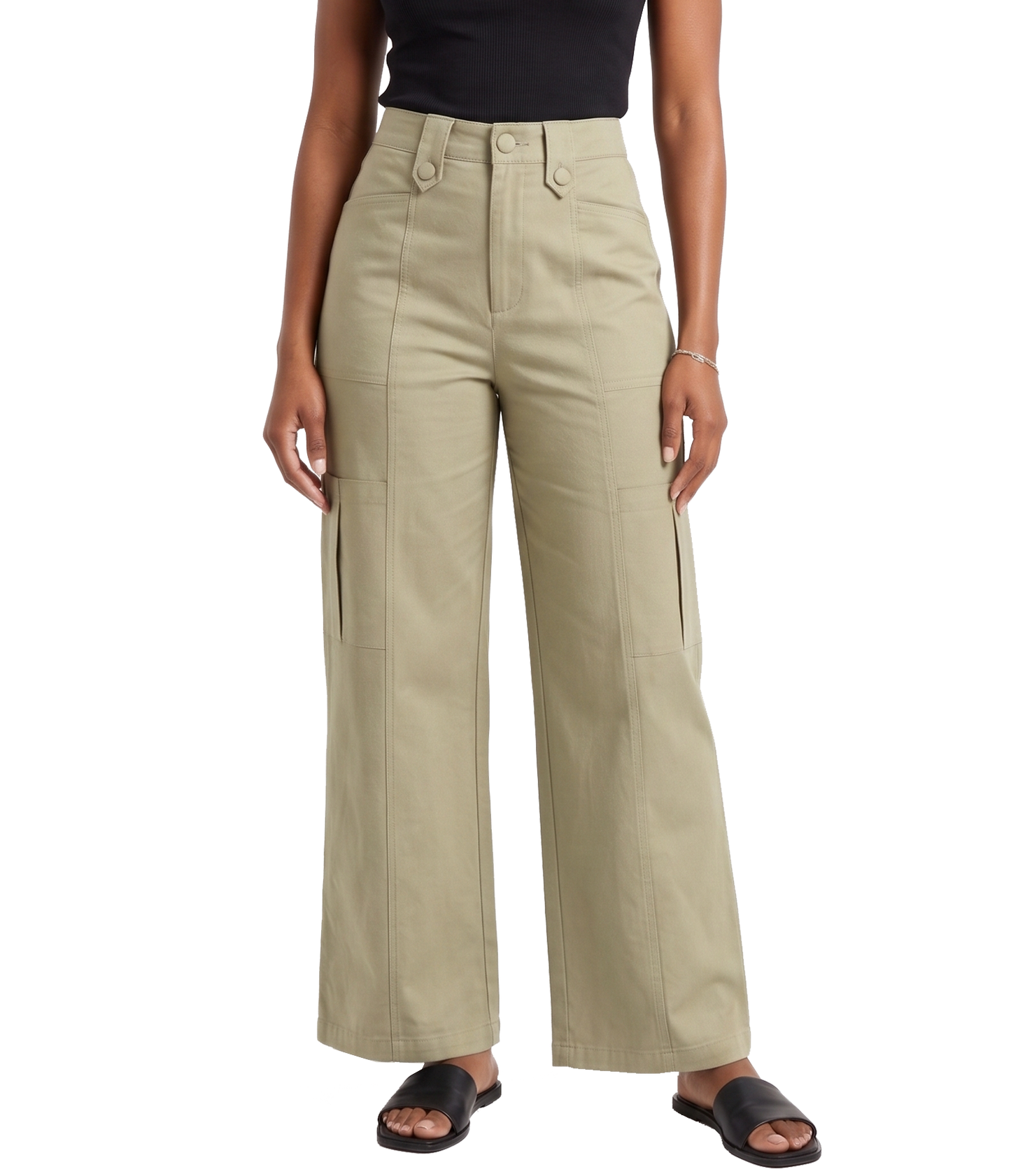 AS617, Cozzi - Women's Wide-Leg Pants