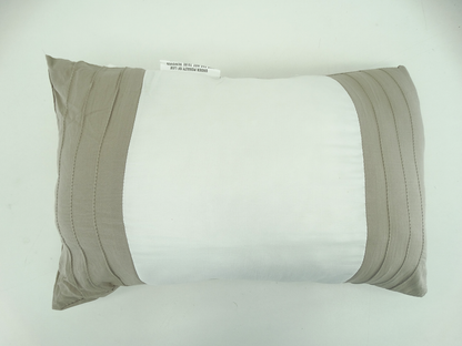 BCSQ46478B, Gather Hem - 10Pc Queen Comforter Set - Bone