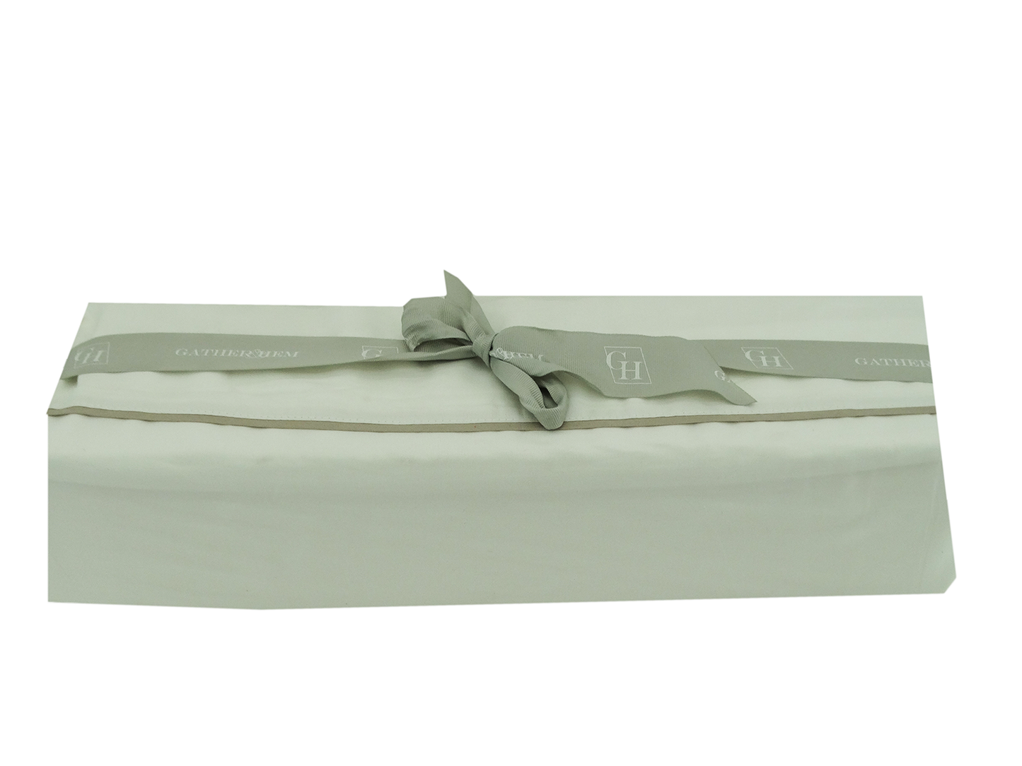 BCSK46478B, Gather Hem - 10Pc King Comforter Set - Bone