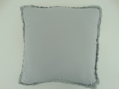 BCSQ46479B, Gather Hem - 10Pc Queen Comforter Set - Pale Grey