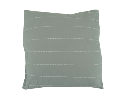 BCSQ46479B, Gather Hem - 10Pc Queen Comforter Set - Pale Grey