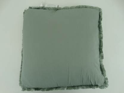 BCSQ46481B, Gather Hem - 10Pc Queen Comforter Set - Pale Sage