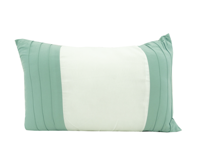 BCSQ49552A, Gather Hem - 10Pc Queen Comforter Set - Blue Haze