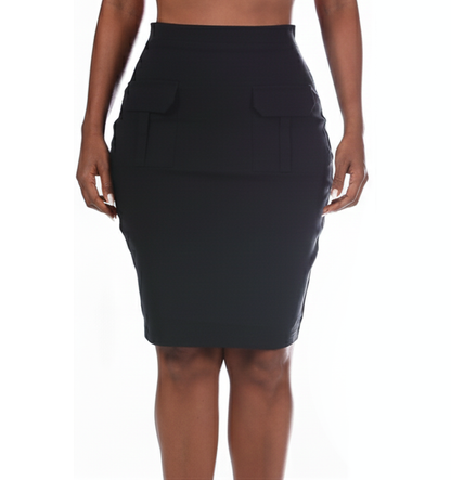 CL234, Cozzi - Ladies Pencil Skirt S-XL