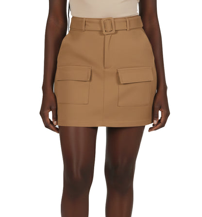 CL245A, Cozzi - Ladies Mini Skirts W/Belt  S-XL