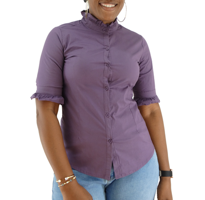 JO39586, Cozzi - Ladies 3/4 Sleeves Shirt S-XL