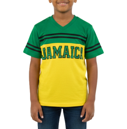 ME-0700, Kids Multi Jamaican Color T-Shirt