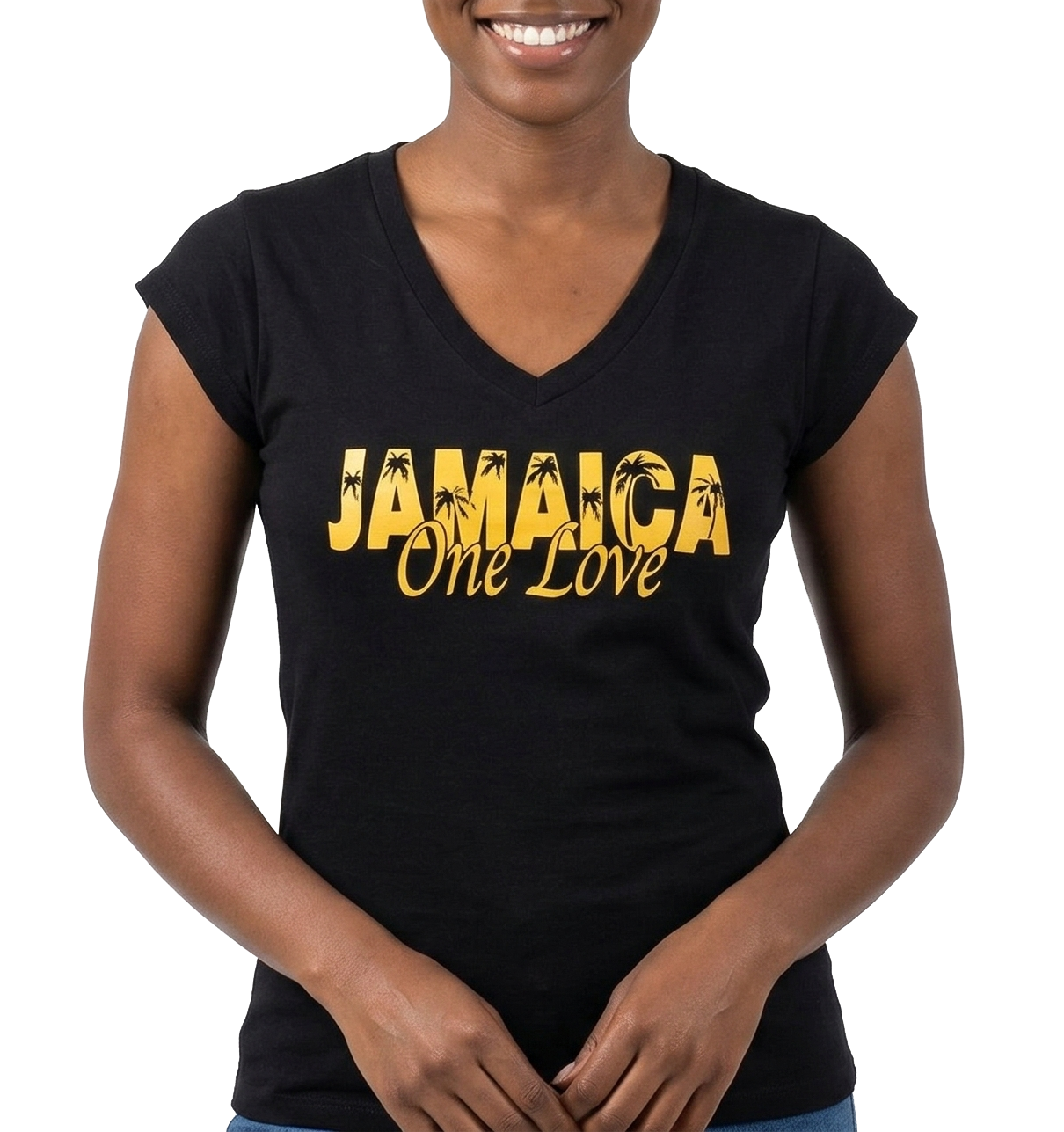 ME-17450, Ladies Jamaican Colors Blouse