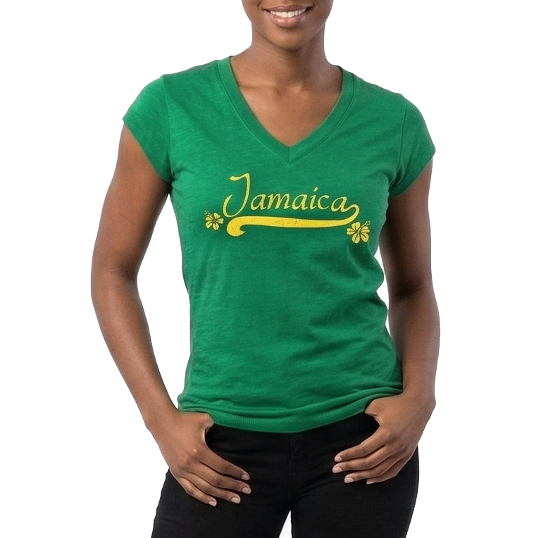 ME-17450, Ladies Jamaican Colors Blouse