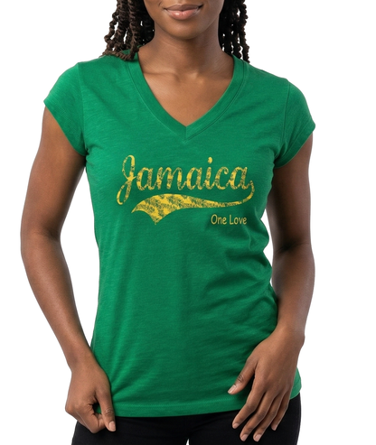 ME-17450, Ladies Jamaican Colors Blouse