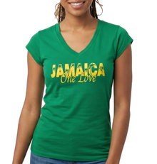 ME-17450, Ladies Jamaican Colors Blouse