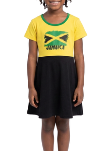ME-18750T,  Teen Size Girls Jamaican Dresses