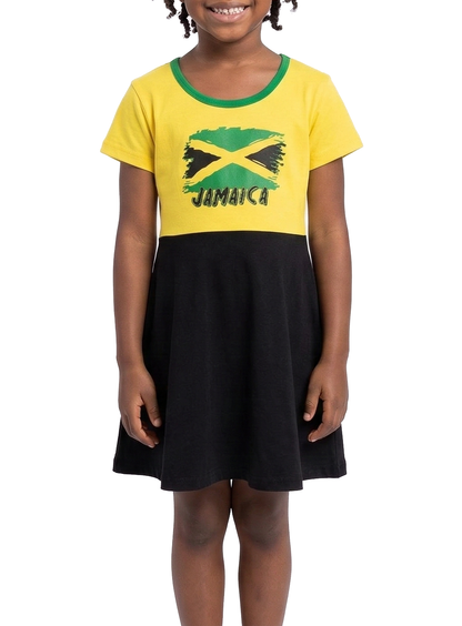 ME-18750T,  Teen Size Girls Jamaican Dresses