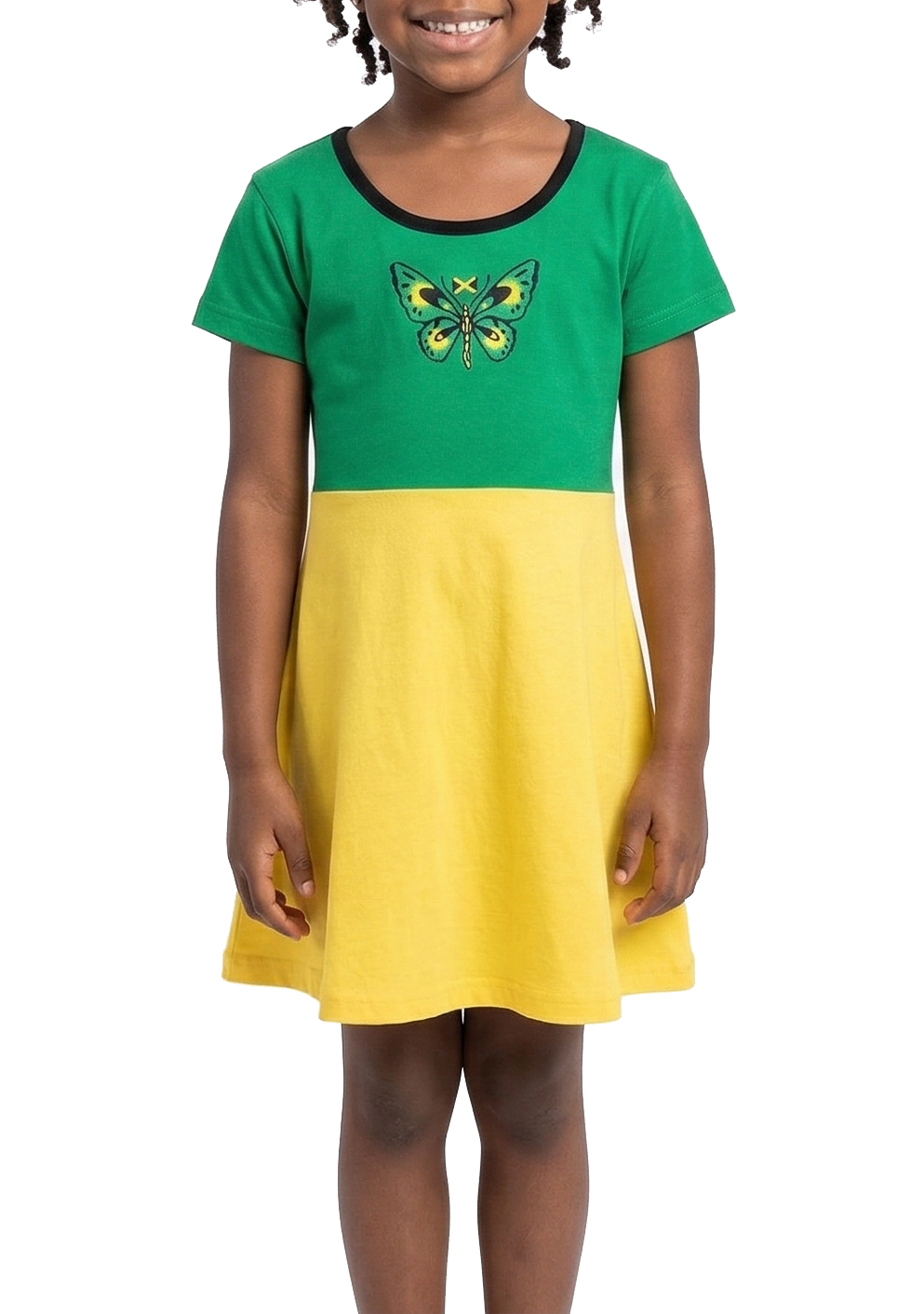 ME-18750T,  Teen Size Girls Jamaican Dresses