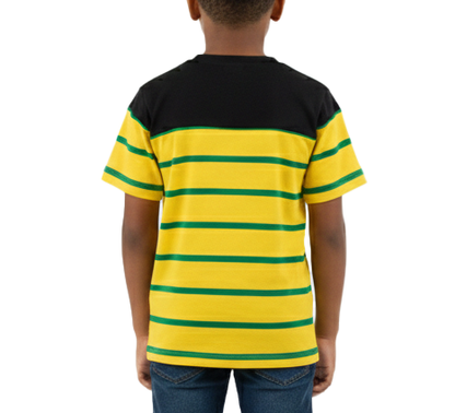ME-0700, Kids Multi Jamaican Color T-Shirt