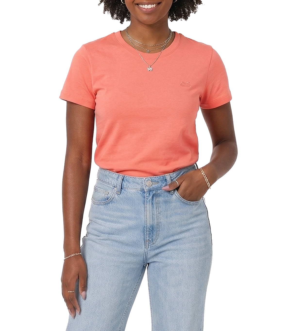 OSL6371, Off Shore - Ladies Crew Neck S/S Top