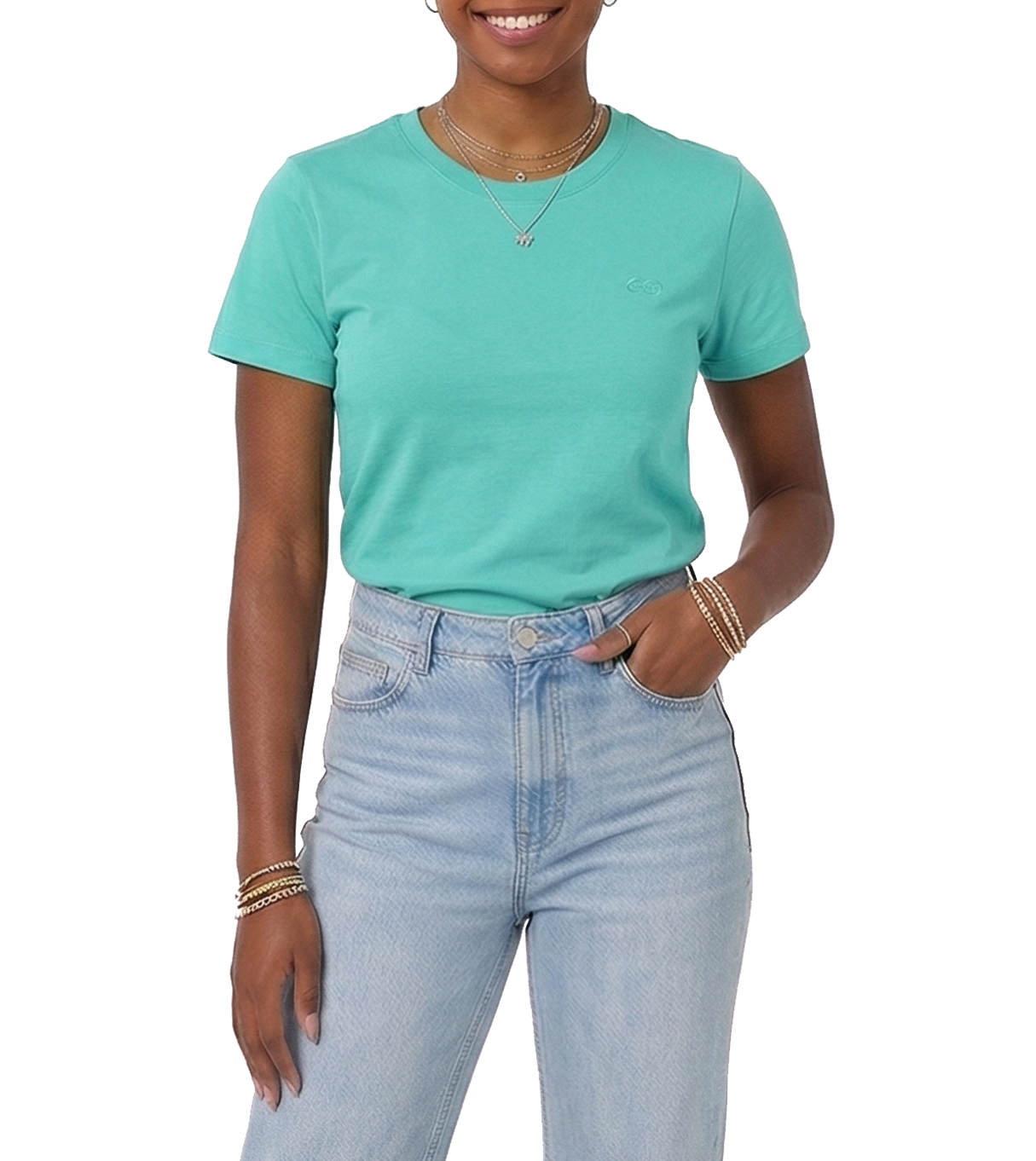 OSL6371, Off Shore - Ladies Crew Neck S/S Top