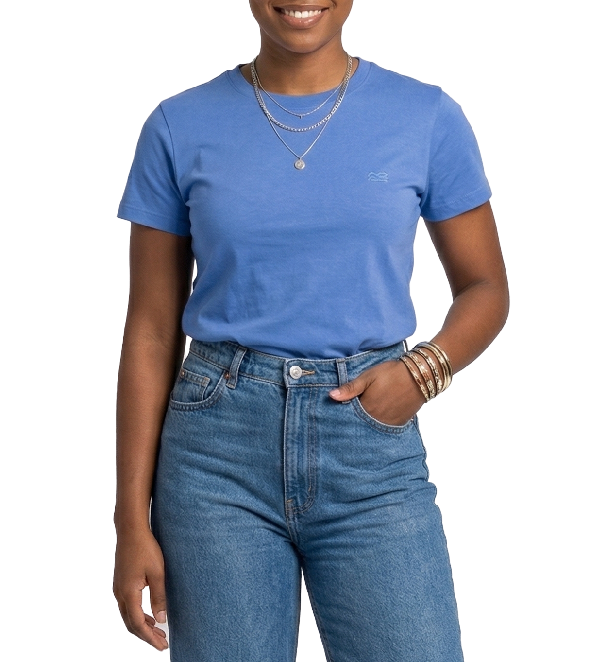 OSL6371, Off Shore - Ladies Crew Neck S/S Top