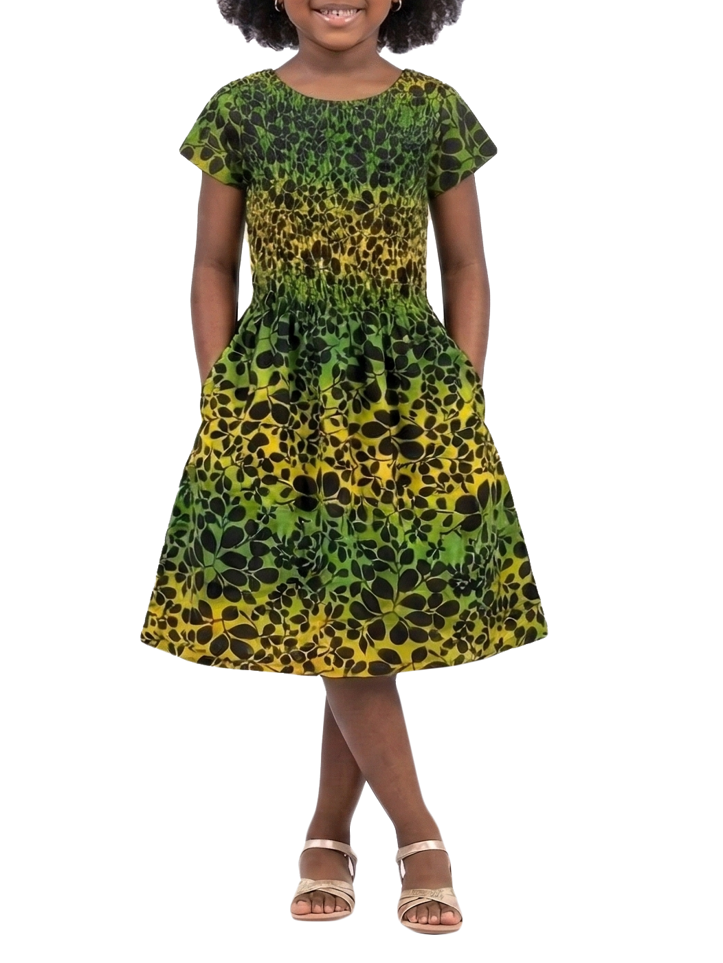 PTR-46, Girls Tie-Dye Dress