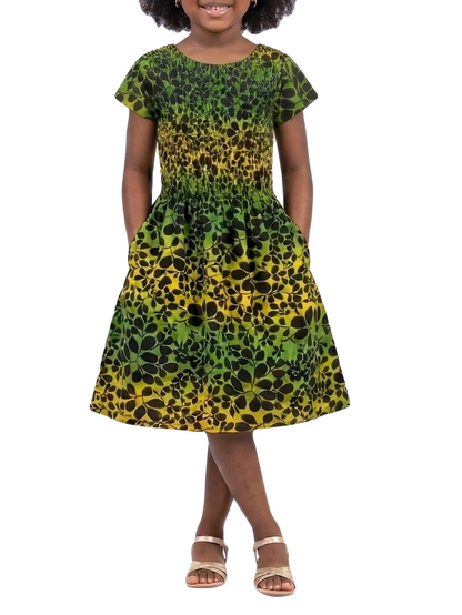 PTR-46, Girls Tie-Dye Dress