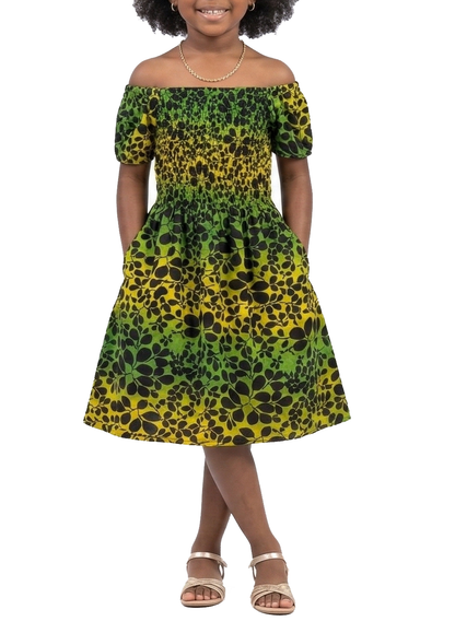 PTR-46, Girls Tie-Dye Dress