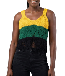 SS-017, Flag Ladies' Crochet Blouse