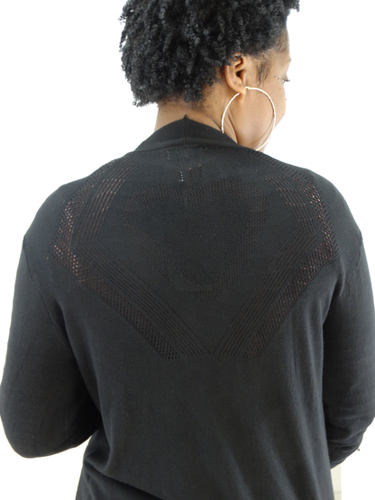 TM9345BK, Clix, Women Cardigan Black