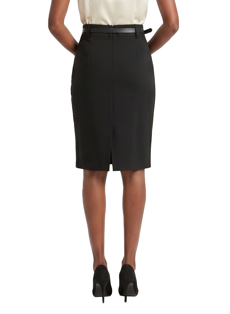 TM9403BK, Clix Women Skirt W/ Belt