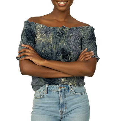 W1502, Ladies Multicolor Blouse