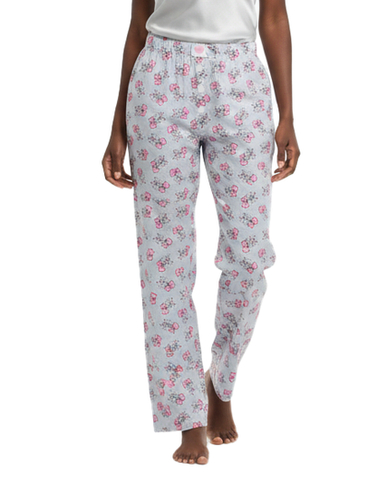 WLP02, DND Ladies Woven Sleep Pants W/3Patch S-XL