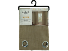 WPSG44717FB, Arabelle - Patty Jacquard Window Curtain 55" x 90" - Taupe