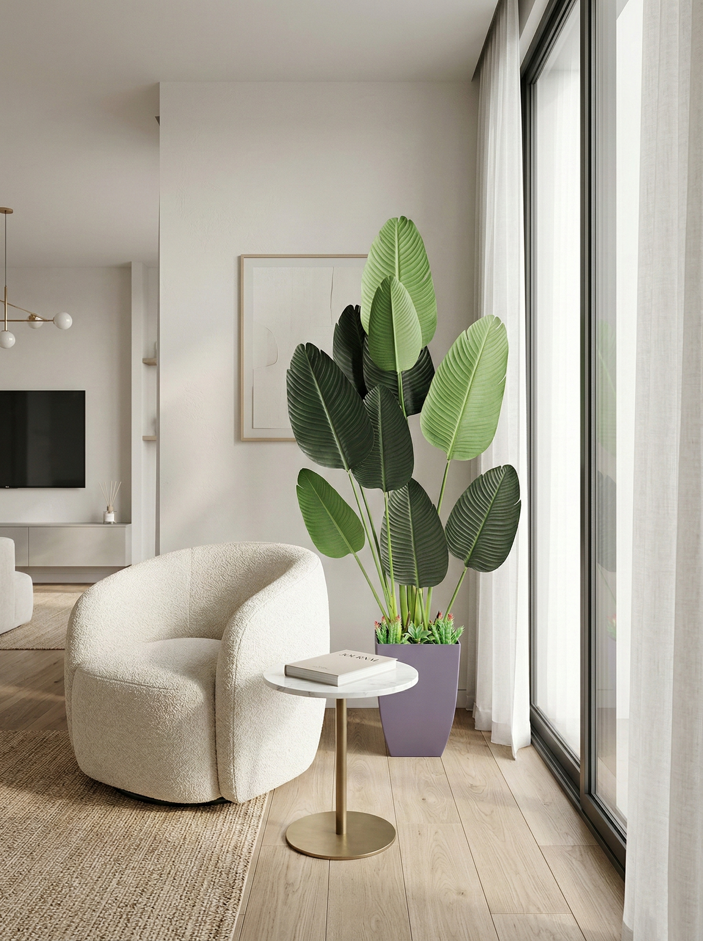 YD29915, Artificial Bird Of Paradise Plant - 5 FT 7IN