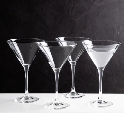 13408404, Martha Stewart, 4Pc Martini Glass Set