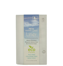 LISC00328, Spa320 Shower Curtain Liner With 12 Metal Grommets Frosted